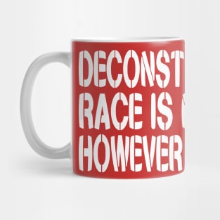 DECONSTRUCT THIS: Race Is Not Real, However Racism Is Mug